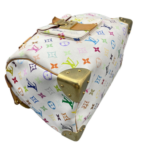 Louis Vuitton Speedy 30 Monogram Multicolor White