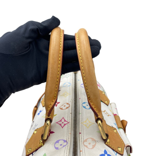 Louis Vuitton Speedy 30 Monogram Multicolor White
