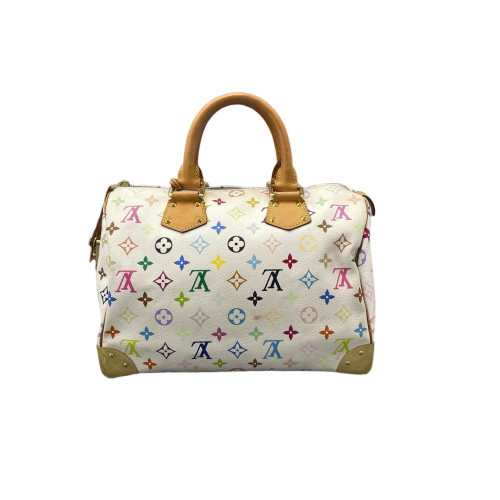 Louis Vuitton Speedy 30 Monogram Multicolor White