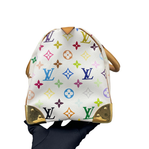 Louis Vuitton Speedy 30 Monogram Multicolor White