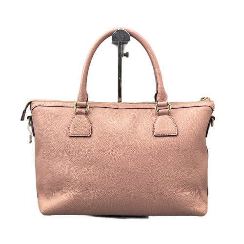 Gucci Tote Bag Grained Calfskin Pink