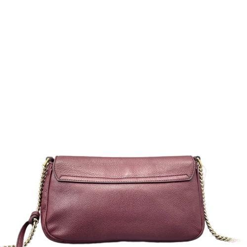 Gucci Crossbody Bag Grained Calfskin Purple