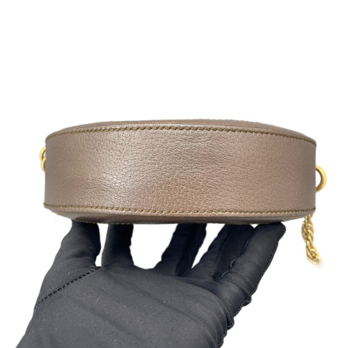 Gucci Mini Ophidia Round Bag GG Supreme Monogram Beige Ebony