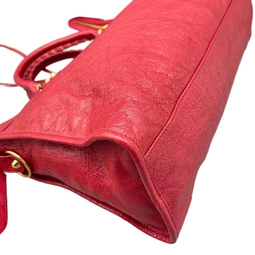 Balenciaga Medium City Arena Lambskin Red