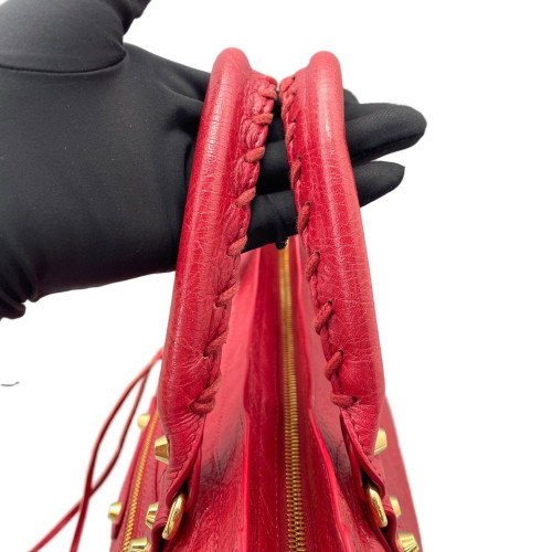 Balenciaga Medium City Arena Lambskin Red