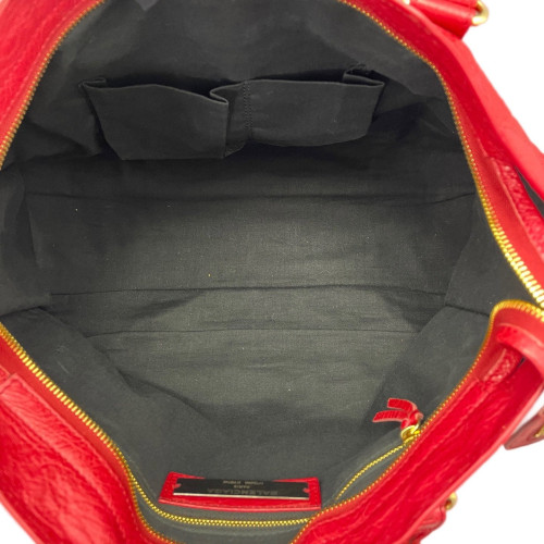 Balenciaga Medium City Arena Lambskin Red