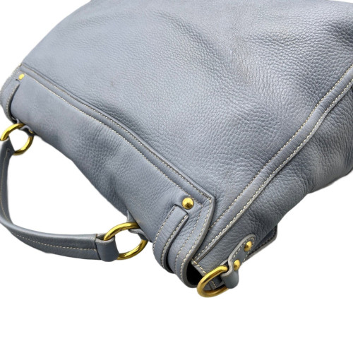 Miu Miu Two-Way Bag Calfskin Slate Blue