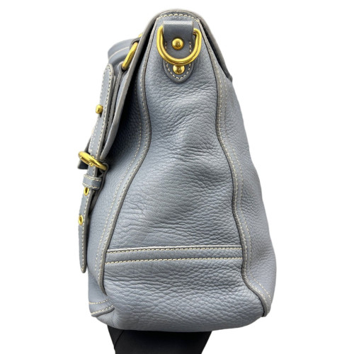 Miu Miu Two-Way Bag Calfskin Slate Blue