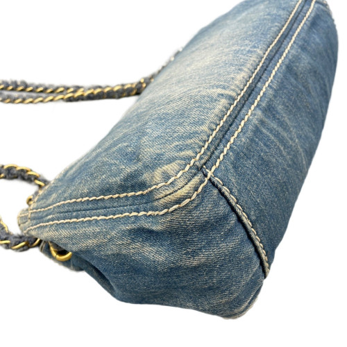 Prada Shoulder Bag Denim Blue Prada Shoulder Bag Denim Blue