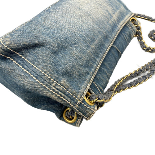 Prada Shoulder Bag Denim Blue Prada Shoulder Bag Denim Blue