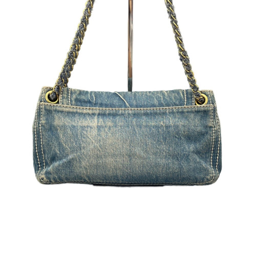 Prada Shoulder Bag Denim Blue Prada Shoulder Bag Denim Blue