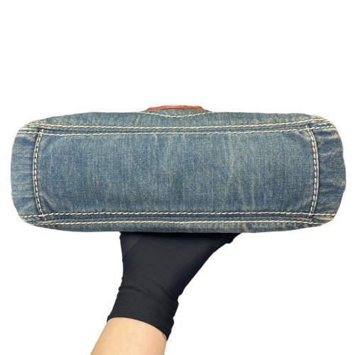 Prada Shoulder Bag Denim Blue Prada Shoulder Bag Denim Blue