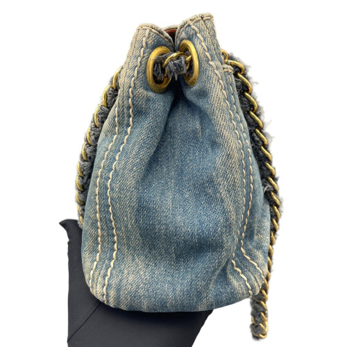 Prada Shoulder Bag Denim Blue Prada Shoulder Bag Denim Blue