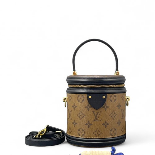 Louis Vuitton Cannes Reverse Monogram Brown Black