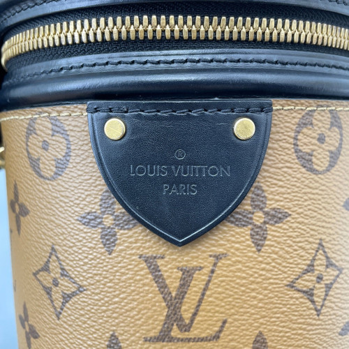 Louis Vuitton Cannes Reverse Monogram Brown Black