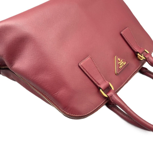 Prada Medium Lux Open Promenade Saffiano Calfskin Magenta