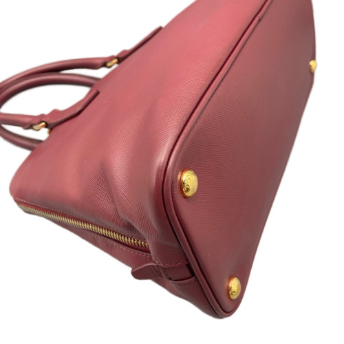 Prada Medium Lux Open Promenade Saffiano Calfskin Magenta