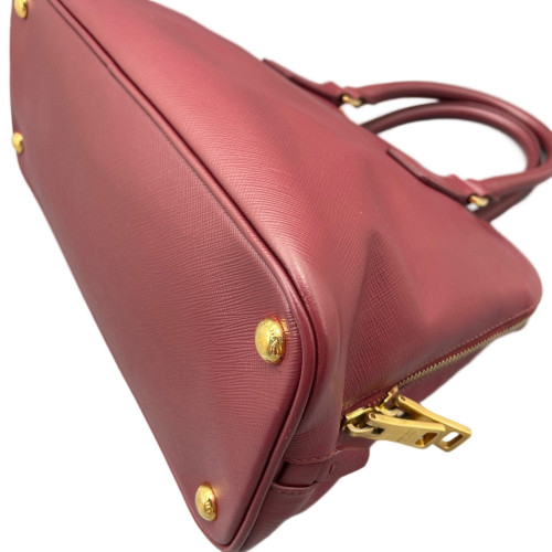 Prada Medium Lux Open Promenade Saffiano Calfskin Magenta