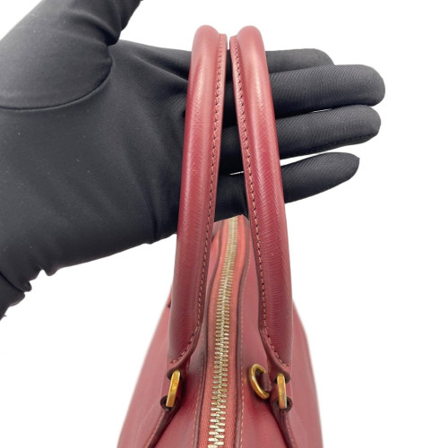 Prada Medium Lux Open Promenade Saffiano Calfskin Magenta
