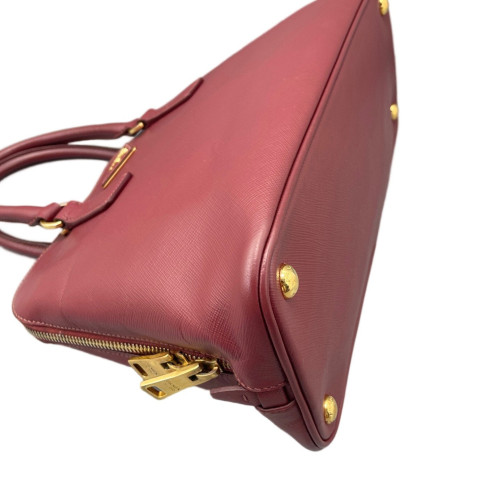 Prada Medium Lux Open Promenade Saffiano Calfskin Magenta