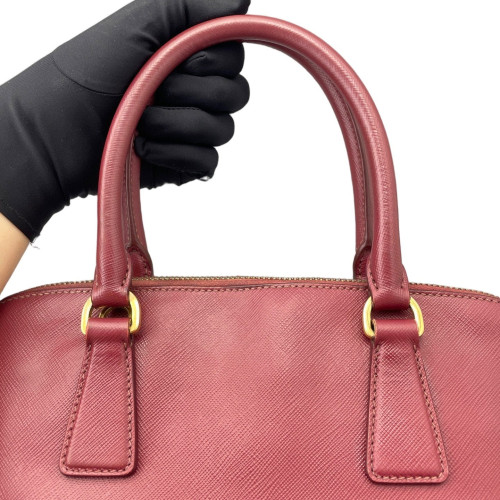 Prada Medium Lux Open Promenade Saffiano Calfskin Magenta