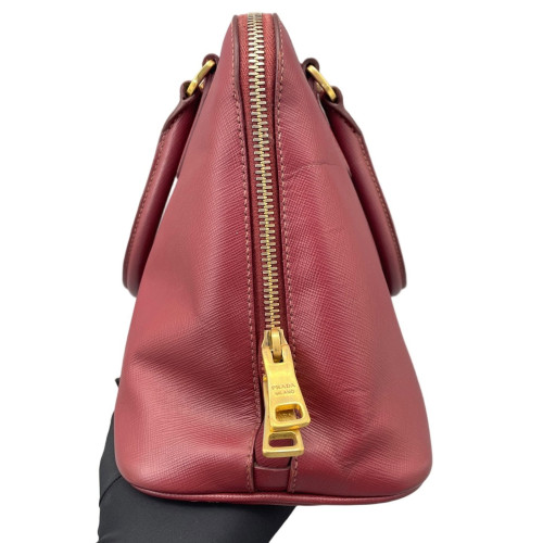 Prada Medium Lux Open Promenade Saffiano Calfskin Magenta