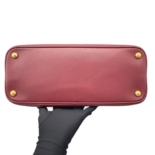 Prada Medium Lux Open Promenade Saffiano Calfskin Magenta