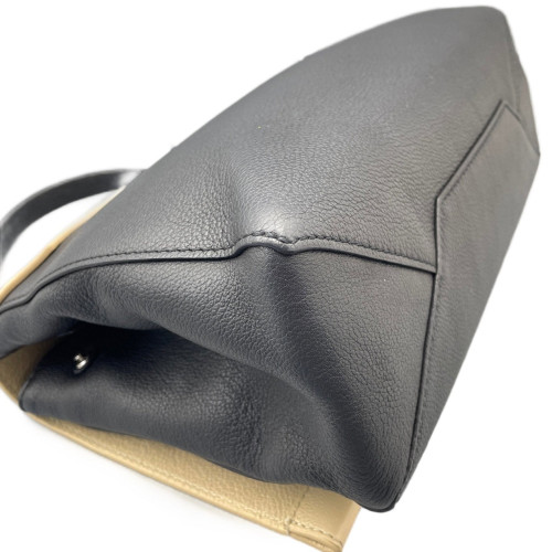 Louis Vuitton Lockme II Top Handle Calfskin Beige Black