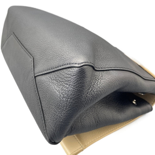 Louis Vuitton Lockme II Top Handle Calfskin Beige Black
