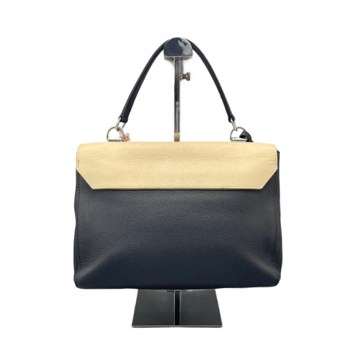 Louis Vuitton Lockme II Top Handle Calfskin Beige Black