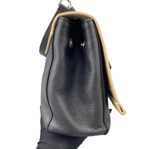 Louis Vuitton Lockme II Top Handle Calfskin Beige Black