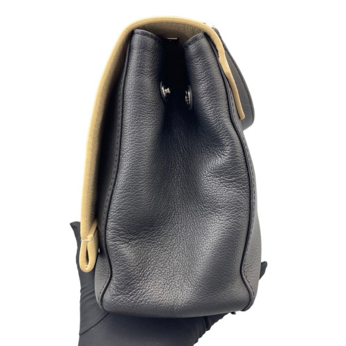 Louis Vuitton Lockme II Top Handle Calfskin Beige Black