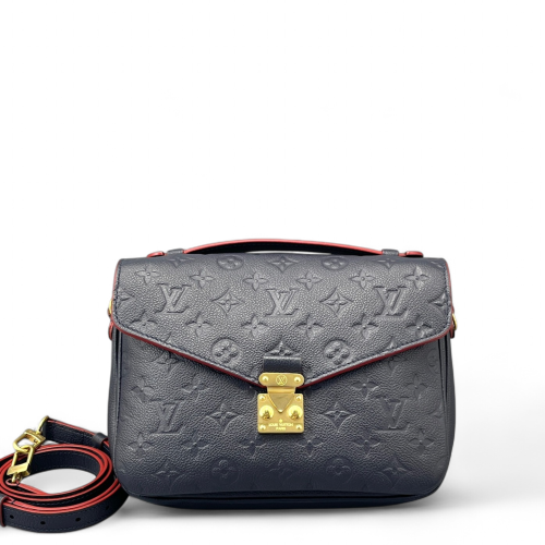 Louis Vuitton Pochette Metis Empreinte Monogram Dark Blue