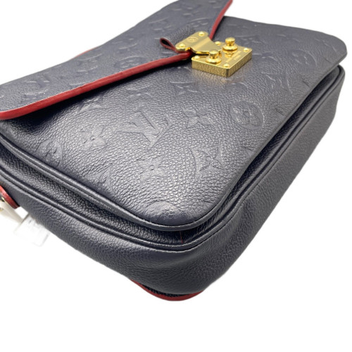 Louis Vuitton Pochette Metis Empreinte Monogram Dark Blue