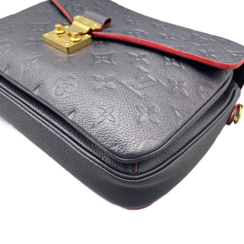 Louis Vuitton Pochette Metis Empreinte Monogram Dark Blue