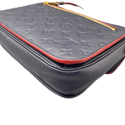 Louis Vuitton Pochette Metis Empreinte Monogram Dark Blue