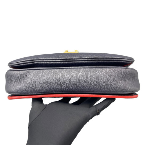 Louis Vuitton Pochette Metis Empreinte Monogram Dark Blue