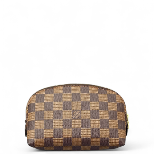 Louis Vuitton Cosmetic Pouch Damier Ebene Brown