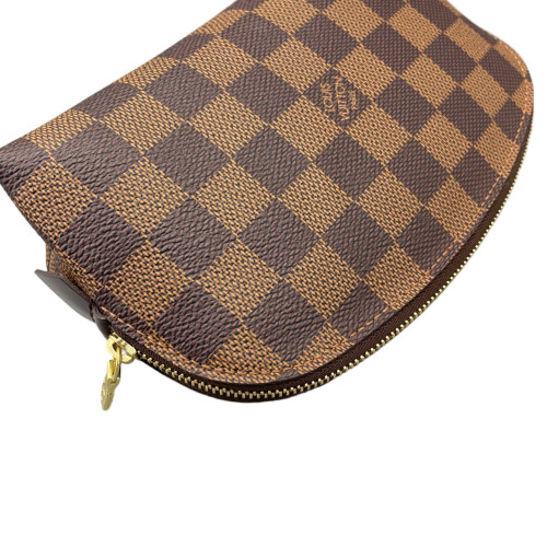 Louis Vuitton Cosmetic Pouch Damier Ebene Brown