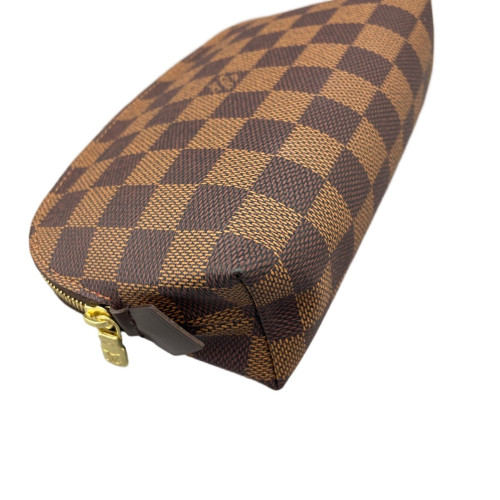 Louis Vuitton Cosmetic Pouch Damier Ebene Brown