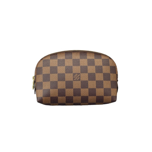 Louis Vuitton Cosmetic Pouch Damier Ebene Brown
