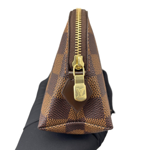 Louis Vuitton Cosmetic Pouch Damier Ebene Brown