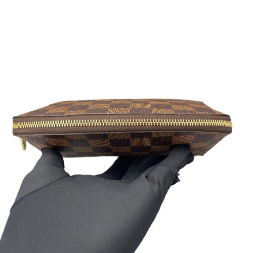 Louis Vuitton Cosmetic Pouch Damier Ebene Brown
