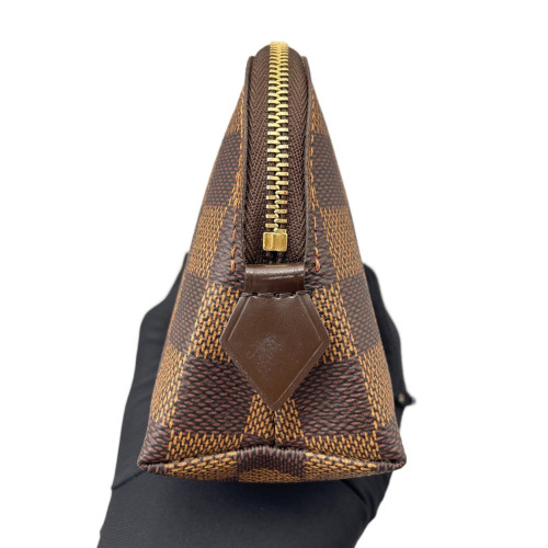 Louis Vuitton Cosmetic Pouch Damier Ebene Brown