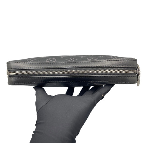 Louis Vuitton Trio Messenger Bag Monogram Eclipse Black Grey