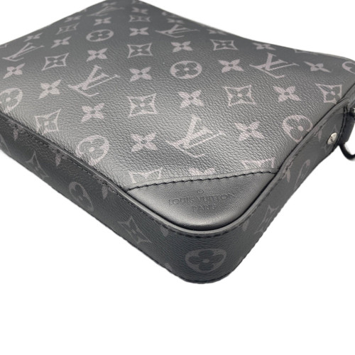 Louis Vuitton Trio Messenger Bag Monogram Eclipse Black Grey