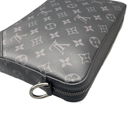 Louis Vuitton Trio Messenger Bag Monogram Eclipse Black Grey