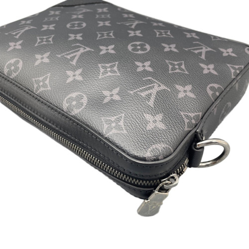 Louis Vuitton Trio Messenger Bag Monogram Eclipse Black Grey