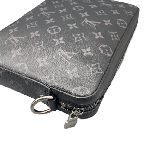 Louis Vuitton Trio Messenger Bag Monogram Eclipse Black Grey