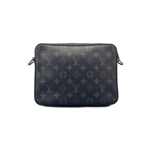 Louis Vuitton Trio Messenger Bag Monogram Eclipse Black Grey